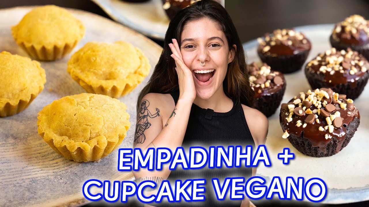 EMPADINHA VEGANA e CUPCAKE VEGANO 🥳 (Kit Festa)