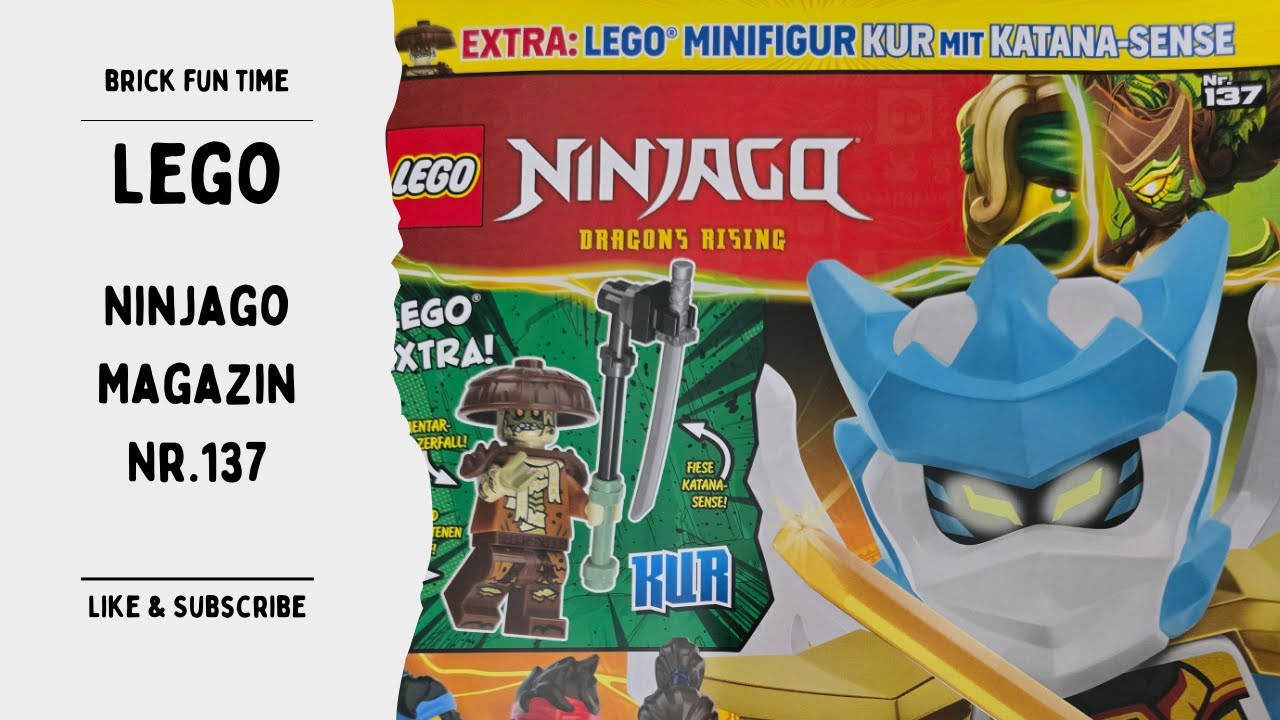 Neu LEGO Ninjago Magazin Nr.137 *Review*