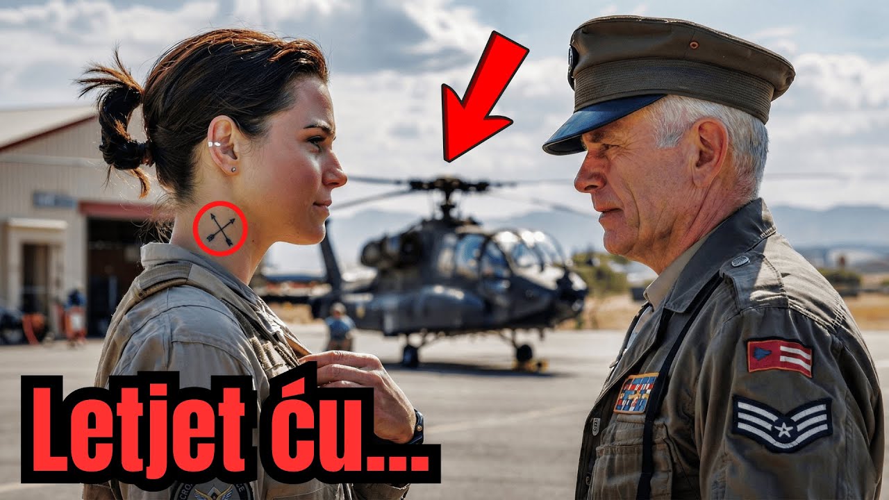 Smijali su se njezinu zahtjevu da leti Apacheom — dok zračni maršal nije vidio tetovažu na vratu