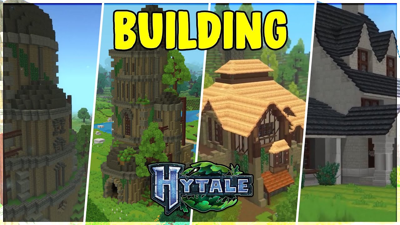 1 Minute Of Hytale Building - Gameplay 2021