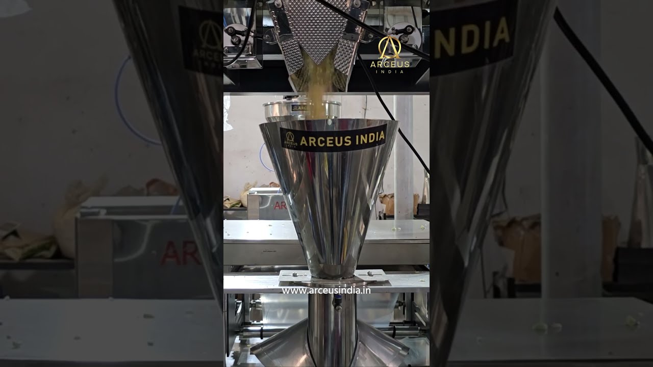 Peeled Garlic Multihead Pouch Packing Machine #multiheadweigherpackingmachine #ytshorts #viral