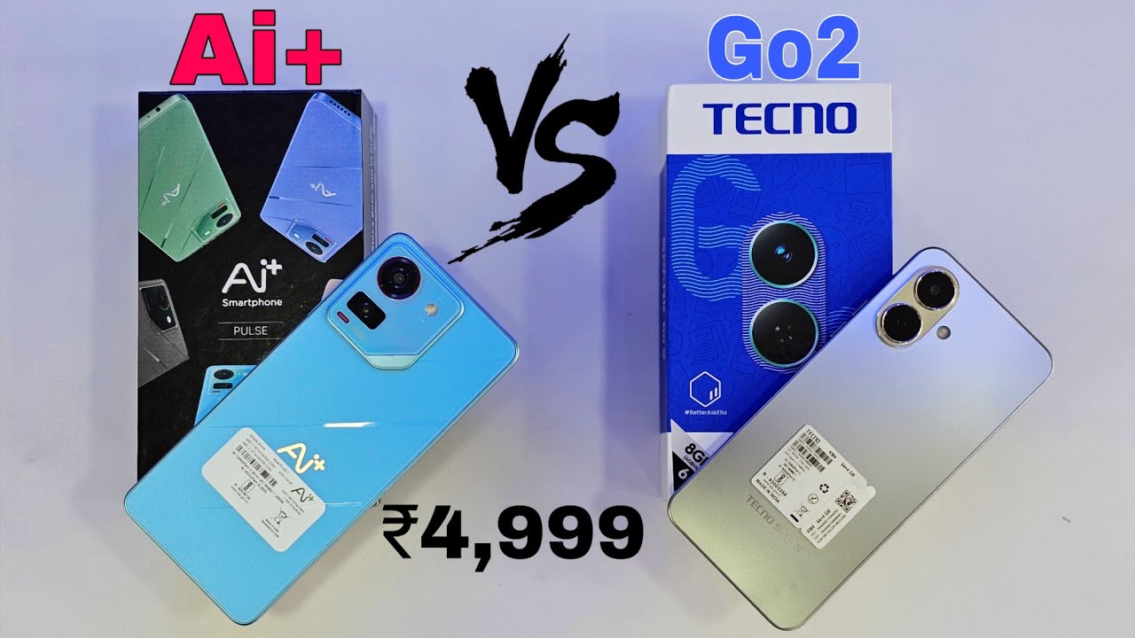 Ai+ Pulse Vs Tecno Spark Go 2 Unboxing and Comparison
