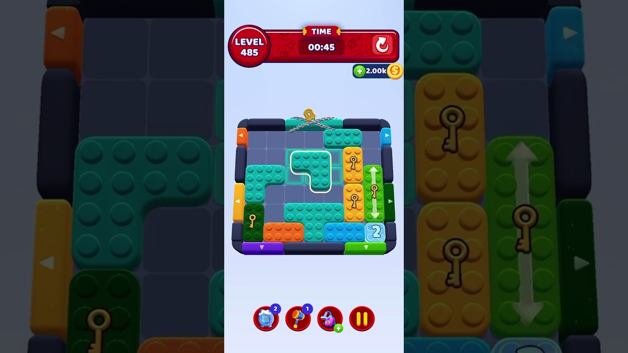 Color Block Jam Updated Level 485 #colorblockjamgame #colorblockjam #walkthrough #games #fungame