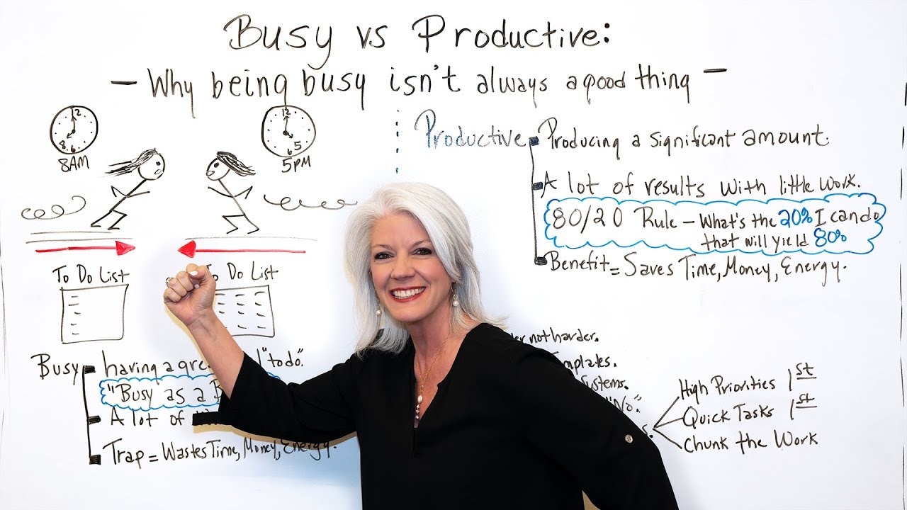 Busy vs Productive Why Being Busy Isn't Always a Good Thing - Project Management Training
