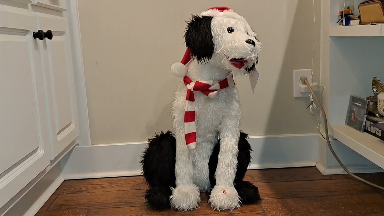 Gemmy 2022 Prototype Life Size Animated Sheep Dog (Smaller Version)