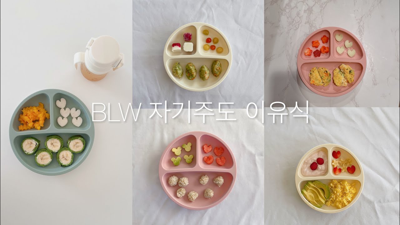 간단한 자기주도 이유식, 간식 모음, 너무 잘먹어줘서 행복한 8개월 아기의 먹방 브이로그👶🏻❤️
