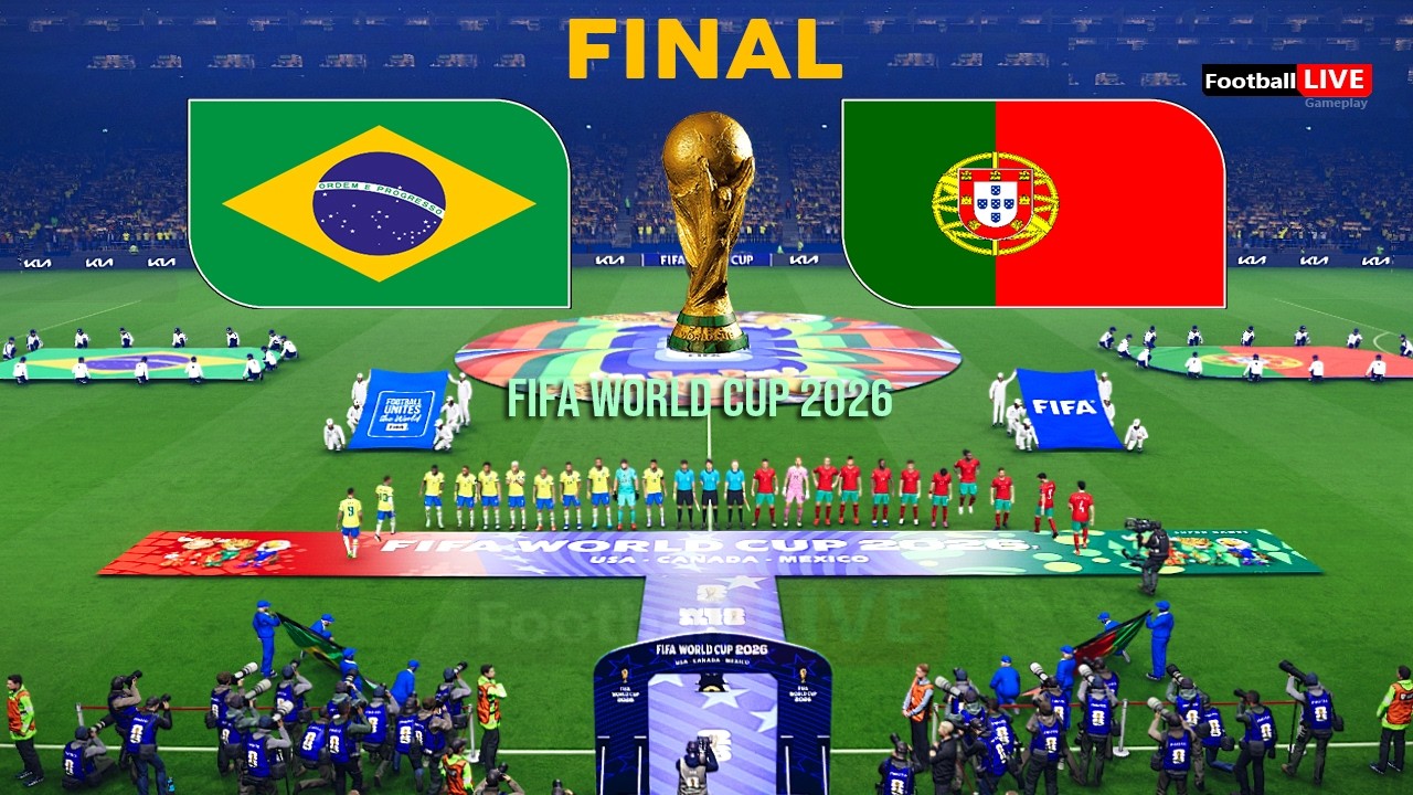 BRAZIL vs PORTUGAL - Final FIFA World Cup 2026 | Full Match All Goals | Simulation PES