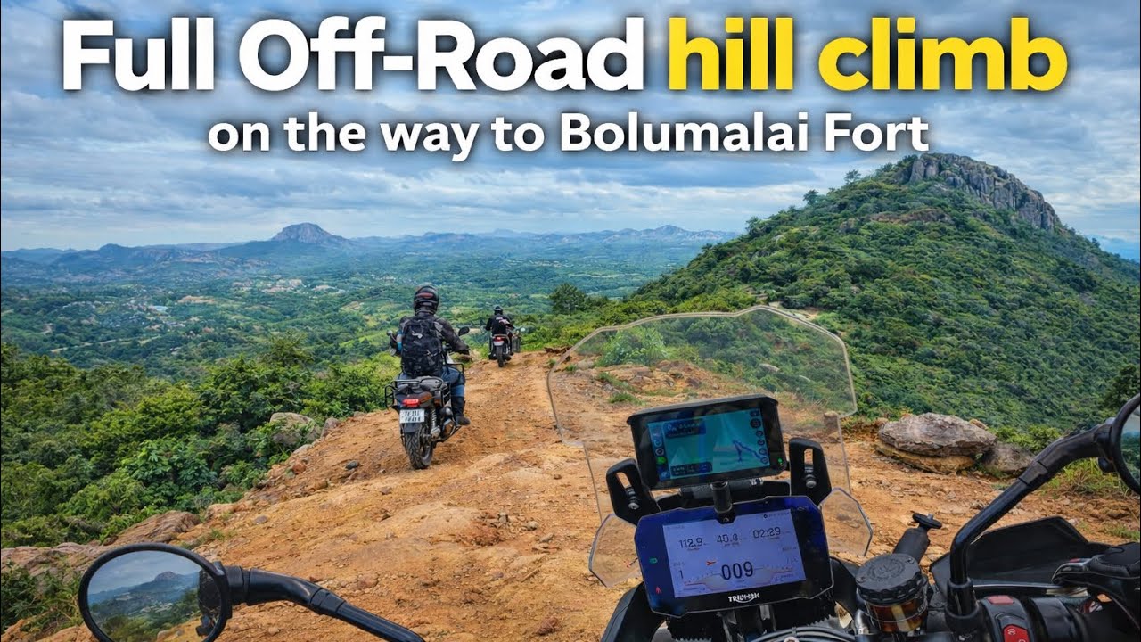 Crazy Off-road Hill-climb with Tiger 900 - Ride to Bolumalai Fort