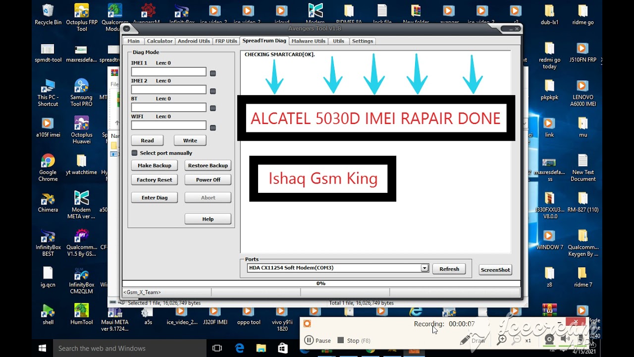 Alcatel 5030D IMEI Repair | Ishaq Gsm King |
