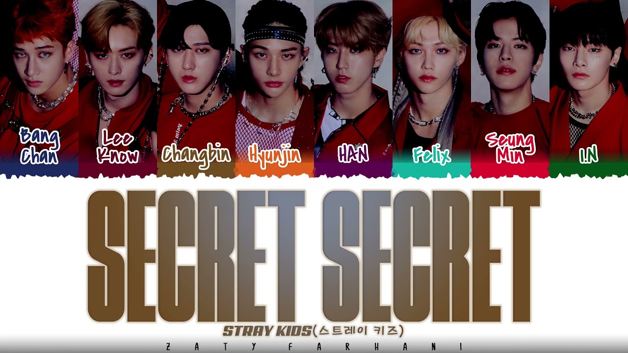 STRAY KIDS  - 'SECRET SECRET' (말할 수 없는 비밀) Lyrics [Color Coded_Han_Rom_Eng]