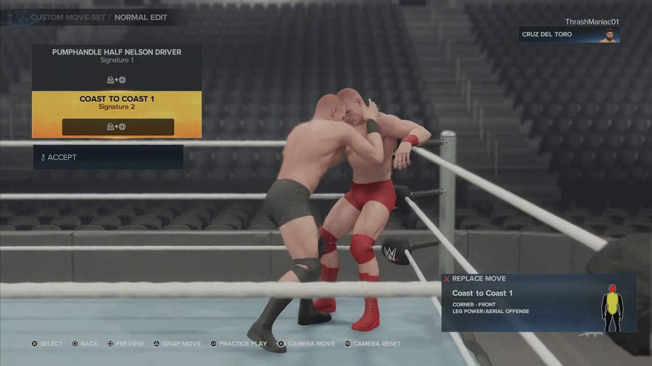 WWE 2K23 | Cruz Del Toro Updated Moveset + Base Superstar Settings