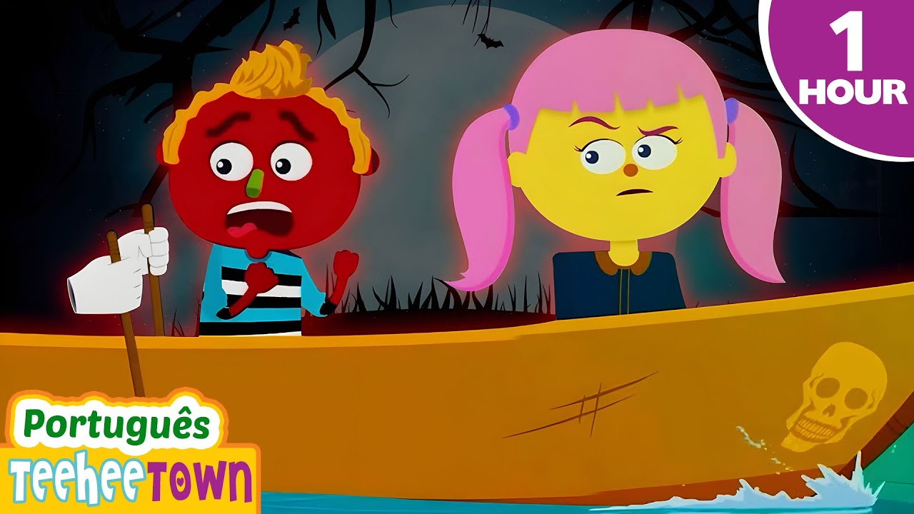 [4K]💀Quem está na baía assombrada? ⛵😱| Músicas assustadoras de Halloween | Casa Teehee