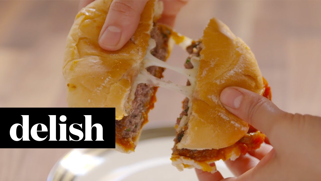 How To Make Pizza Burgers | Delish
