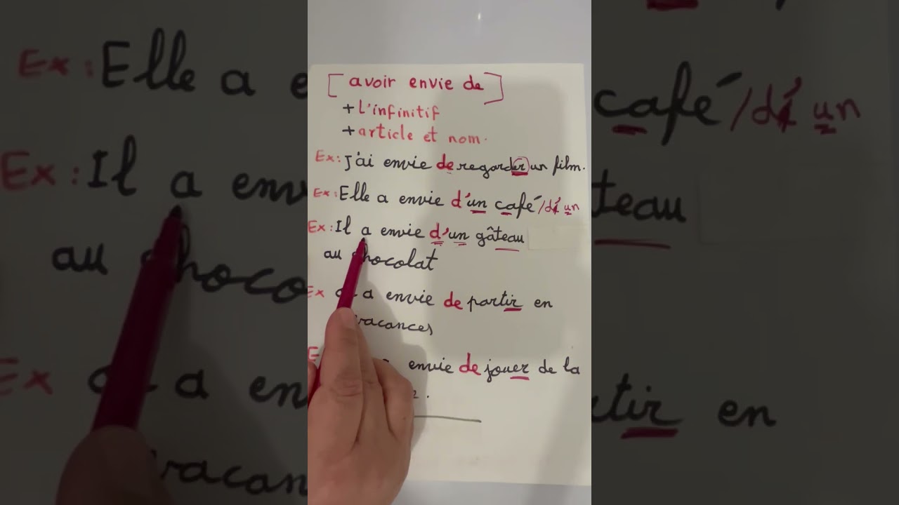 Avoir envie de