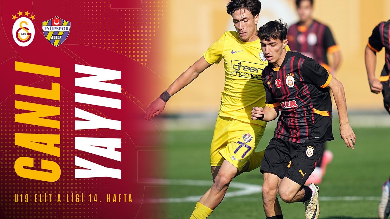 🔴 Galatasaray U19 - ikas Eyüpspor U19 (U19 Elit A Ligi 14. Hafta)