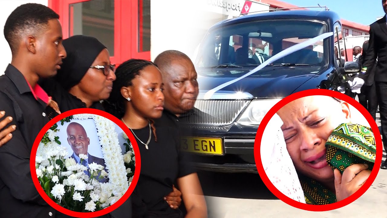 VILIO VYATAWALA WAKATI MWILI WA DKT NDUGULILE UKIWASILI UWANJA WA NDEGE DAR/WENGI WASHINDWA KUJIZUIA