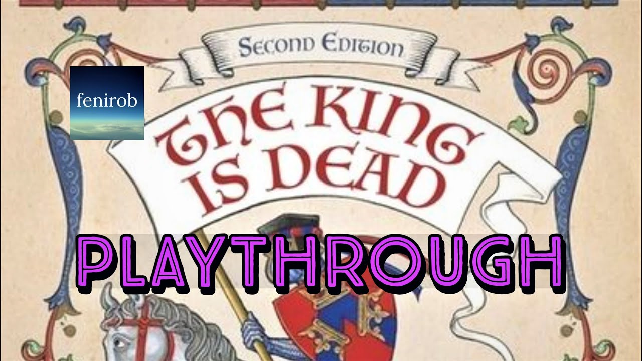 The King Is Dead Board Game | Playthrough (Two Players)