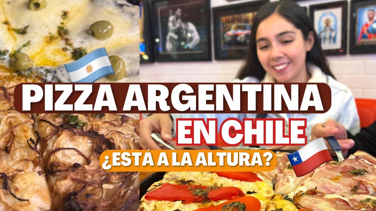 PROBAMOS PIZZA ARGENTINA EN CHILE 🇦🇷🍕 ¿ES TAN BUENA COMO ALLÁ?