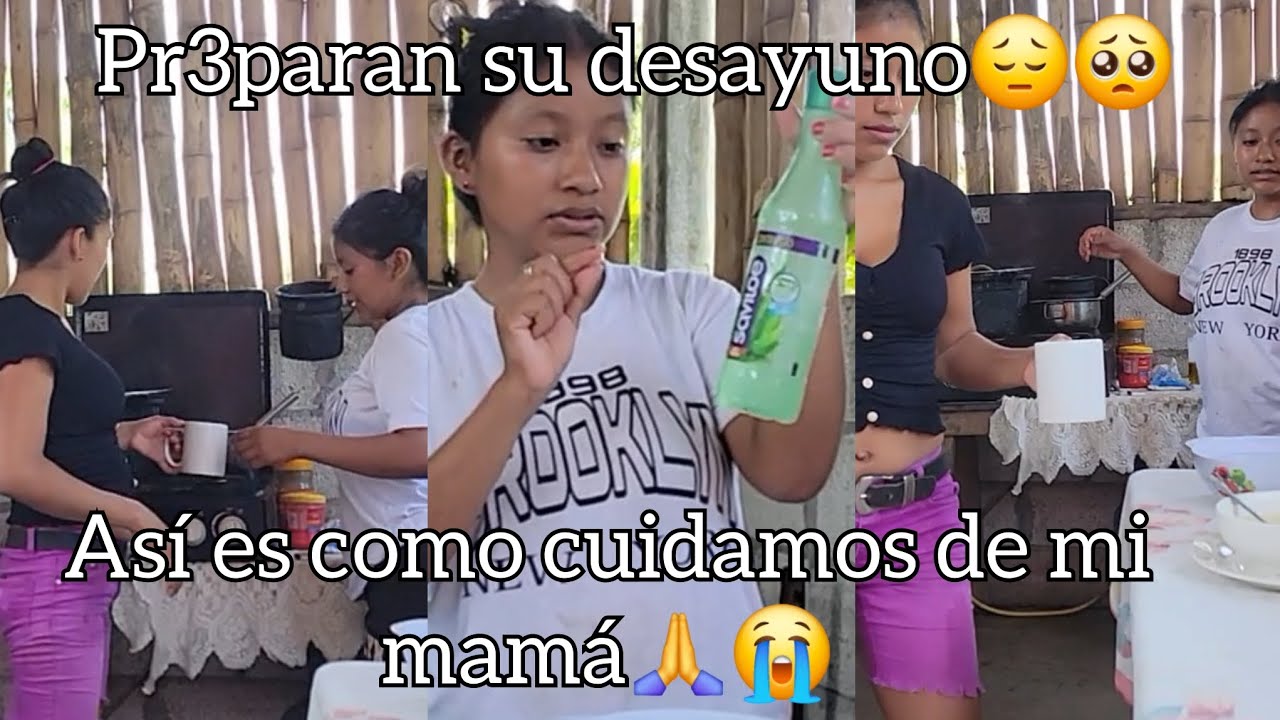 💔Así es como Cuidamos a mi mamita🥺😔Primero Dios pronto estará bien esto le daremos de desayuno😪