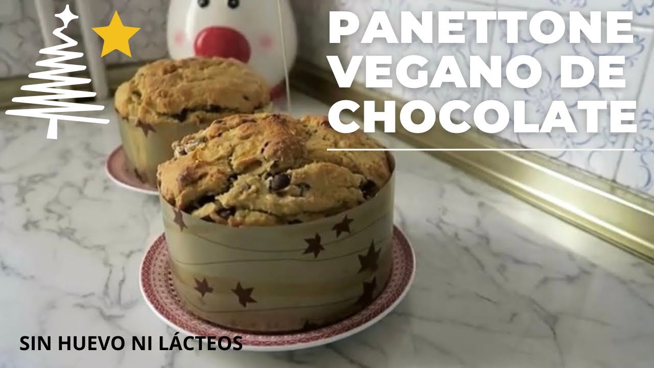 PANETTONE VEGANO SIN HUEVO NI LACTOSA DE NAVIDAD | PANETÓN O PANETONE VEGETAL NAVIDEÑO