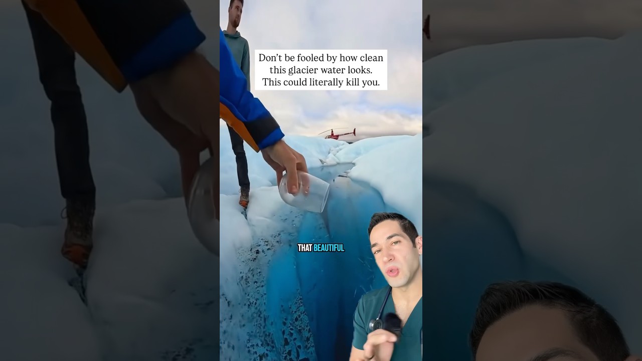 Почему НИКОГДА нельзя пить ледниковую воду 😳
