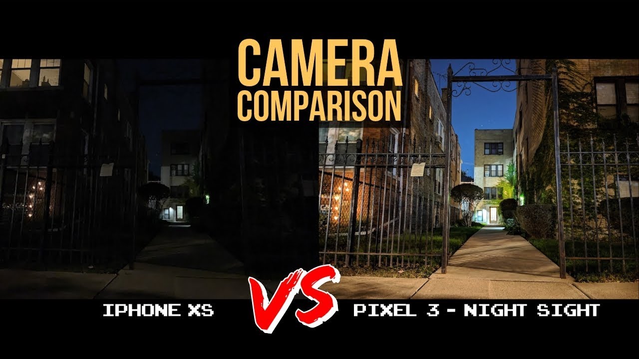 Pixel 3 Night Sight vs iPhone XS Camera Comparison - This Isn't Even Fair