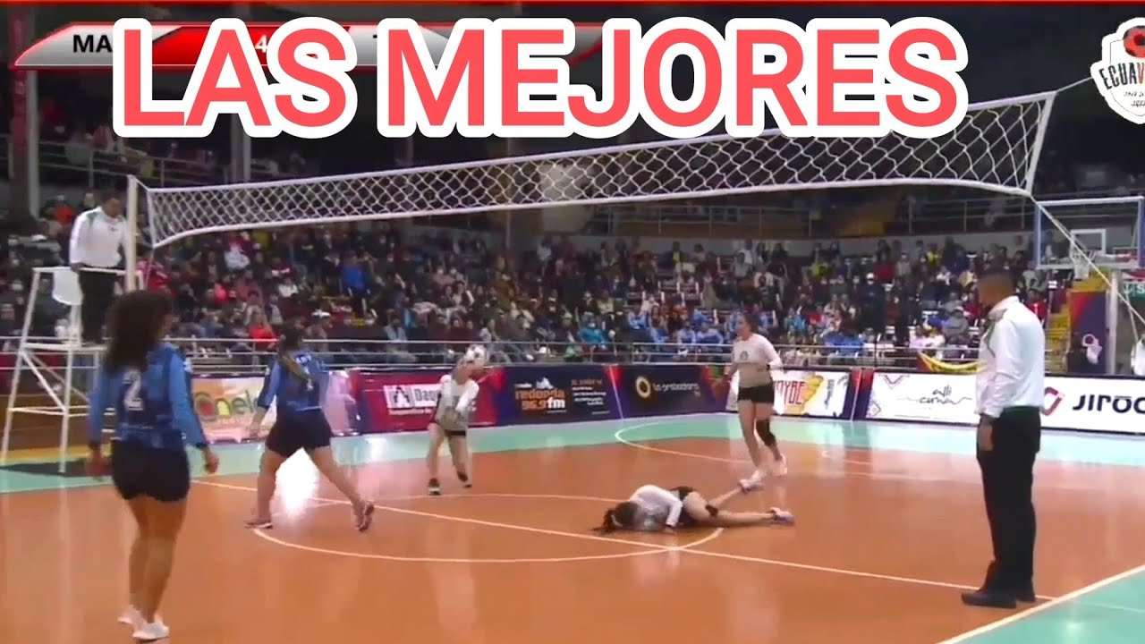 UN VERDADERO CLASICO DE ECUAVOLEY FEMENINO TEFFA VS MARIA LAS MEJORES DEL PAIS FINAL EPICO