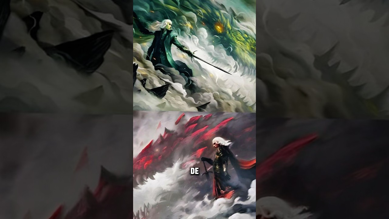 A batalha sobre o olho de Deus - Aemond vs Daemon 