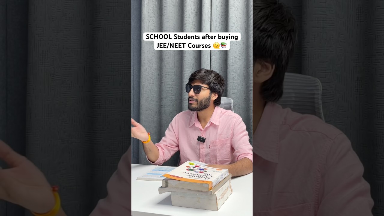 ❌SCHOOL students after buying JEE/NEET Courses!📚 #jee #motivation