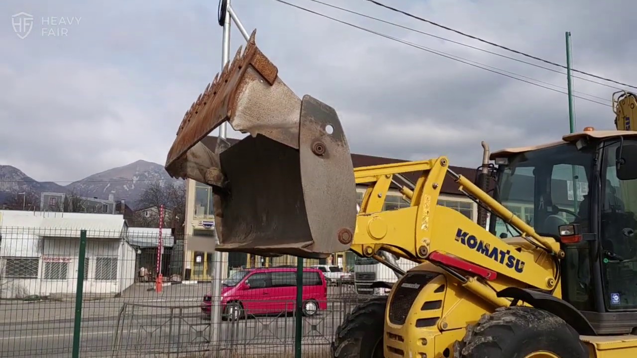 Экскаватор-погрузчик Komatsu WB97S – продается на HEAVY FAIR! Диагностика экскаватора-погрузчика