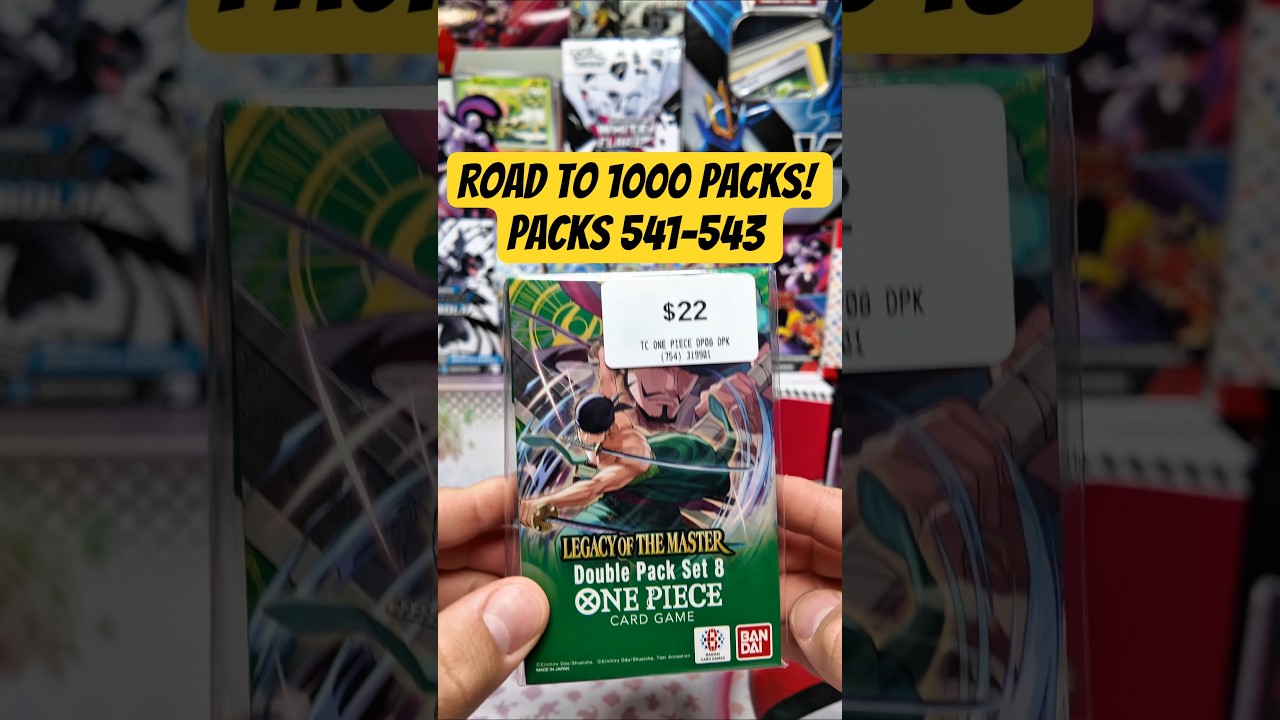 Road to 1000 Packs! Packs 541-543 #onepiece #onepiecetcgcommunity #onepiecetcg #onepieceedit