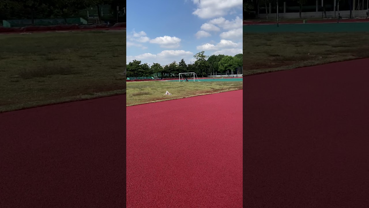 SPRAY SURFACE OF IAAF RUNNING TRACK SYSTEM