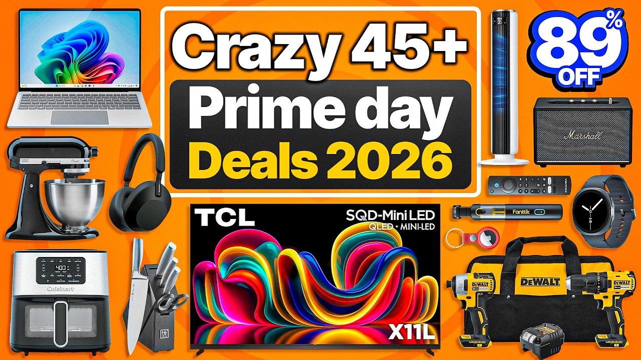 46 лучших предложений Amazon Prime Day 2026, которые выгоднее &laquo;Чёрной пятницы&raquo; 🚨
