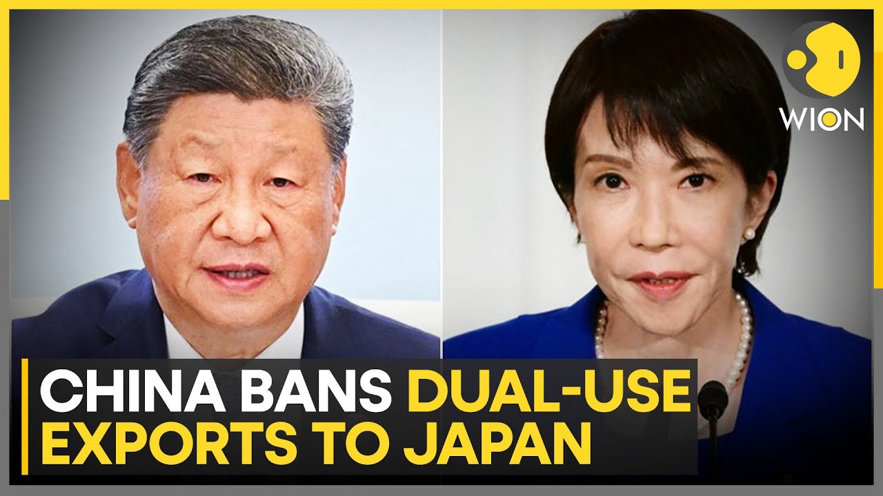 Japan-China Tensions: Beijing Restricts All Dual-Use Goods to Japan After PM Remarks | WION