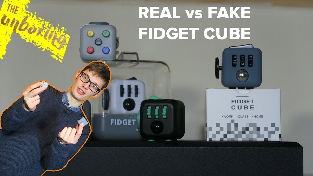 REAL vs FAKE FIDGET CUBE