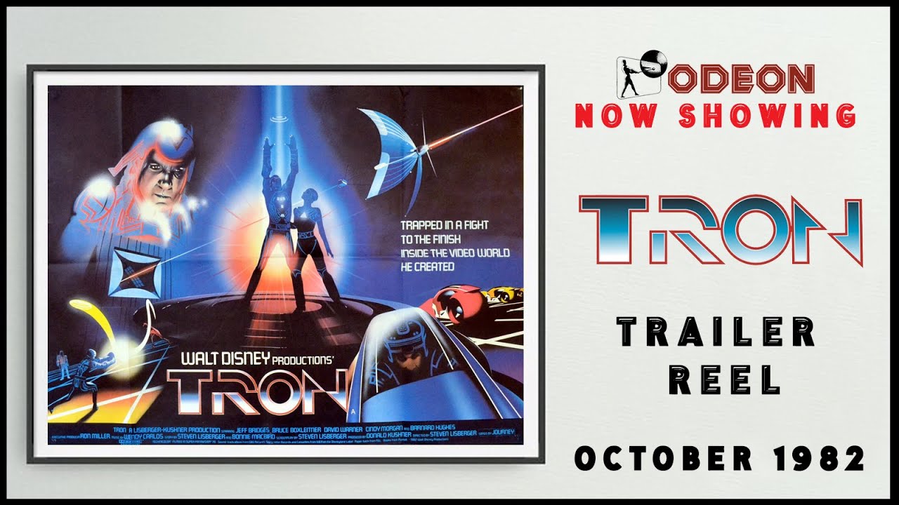 TRON (October 1982 Odeon Cinema Trailer Reel) -- Home Cinema
