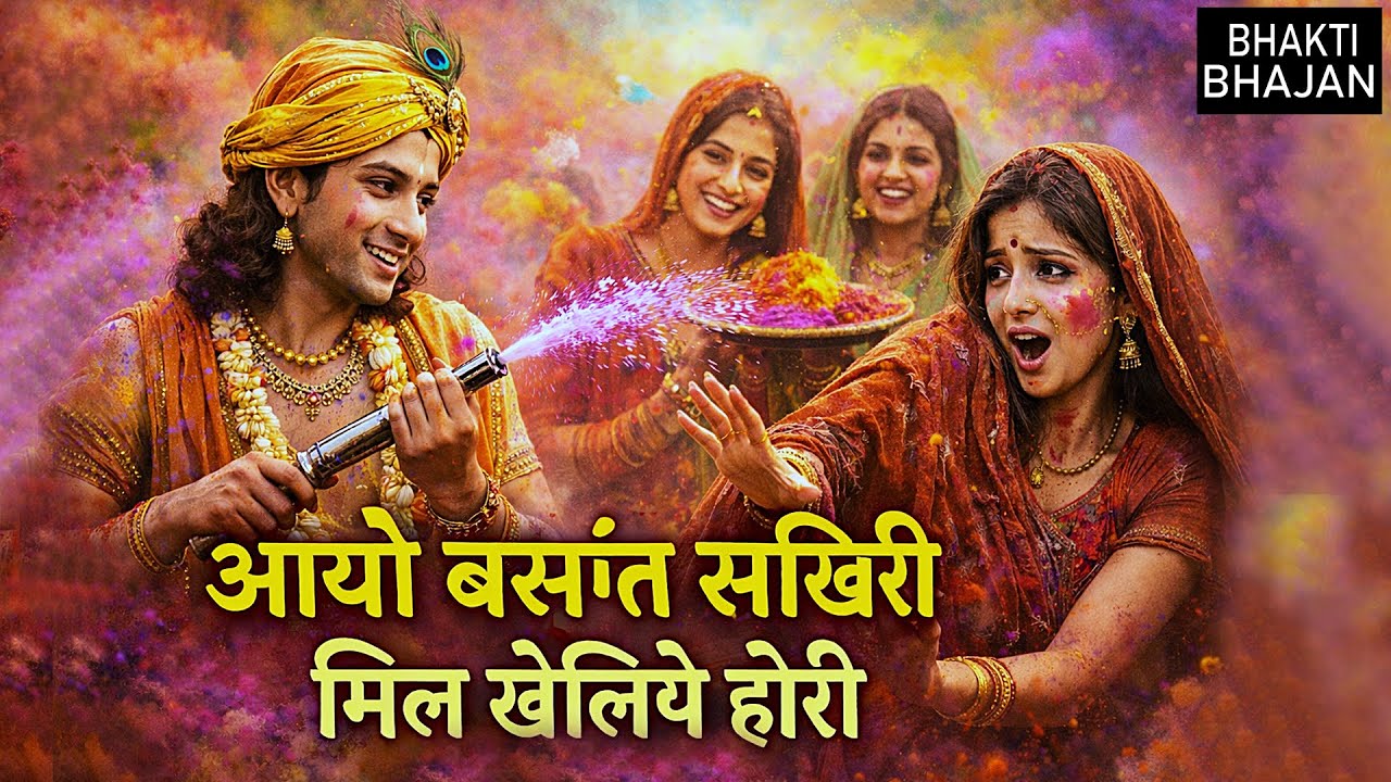 आयो बसंत सखीरी मिल खेलिये होरी | Krishna Holi Bhajan | Raag Basant | ब्रह्मानंद जी के भजन