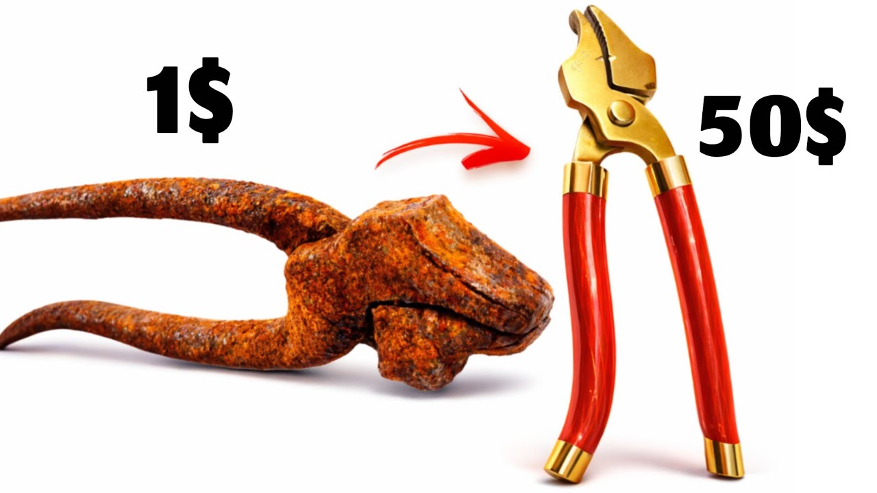 Restoring a Completely Rusted Old Pliers | Amazing Restoration😱🤗🤩