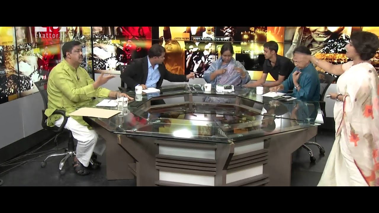 Shamim Osman and Ivy Attacking moment, talk show Ekattor TV