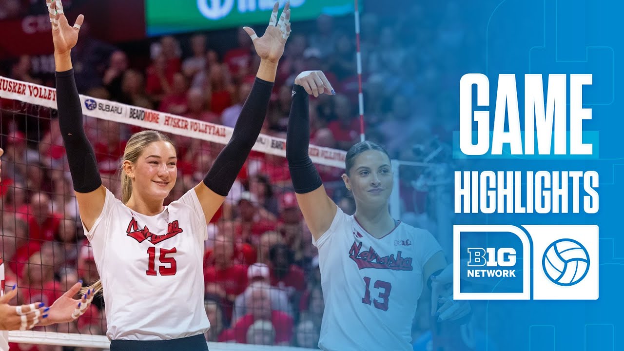 USC at Nebraska | Highlights | Big Ten Volleyball | 09/29/2024