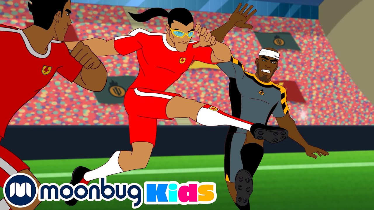 Fastest Gloves in the West - SUPA STRIKAS | Football Cartoon @MoonbugKids_PlayAndGoalClub