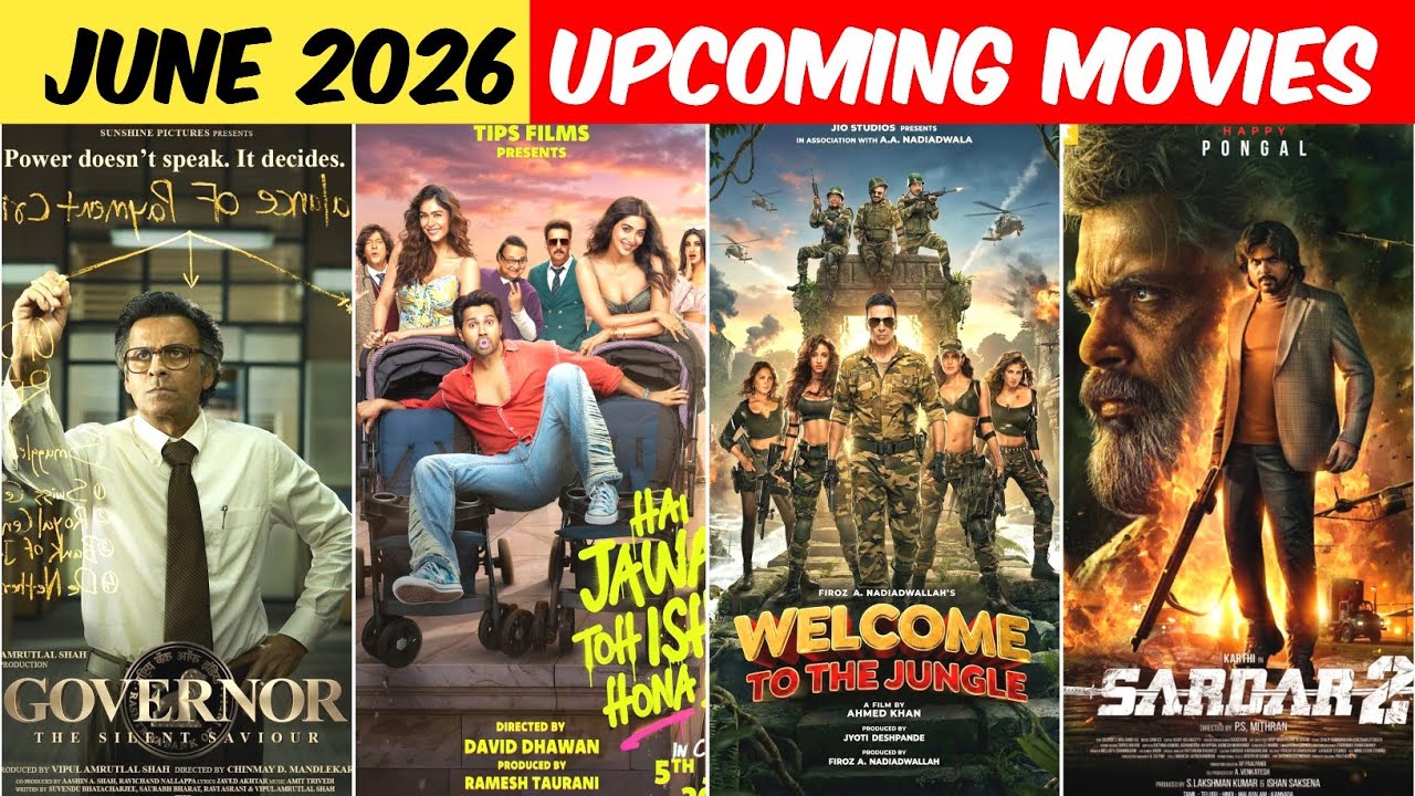 Top Upcoming Movies Releasing in June 2026 | Biggest Bollywood & Pan-India Releases