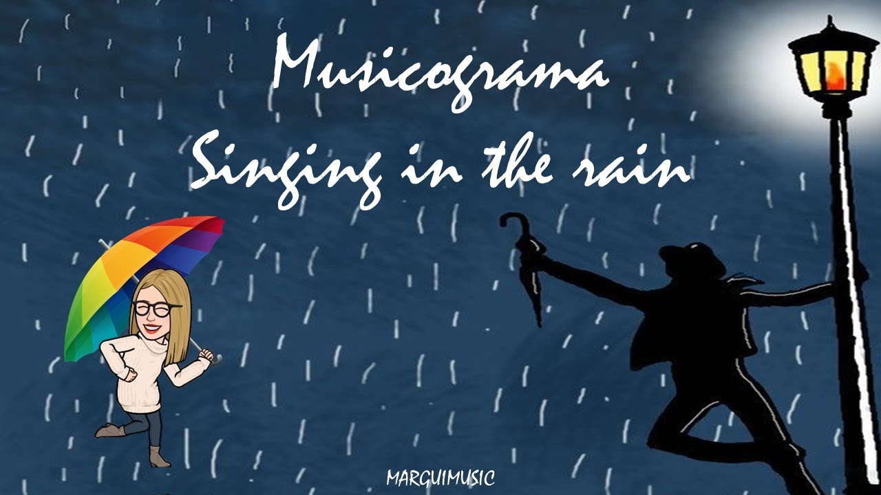 Musicograma Singing in the rain