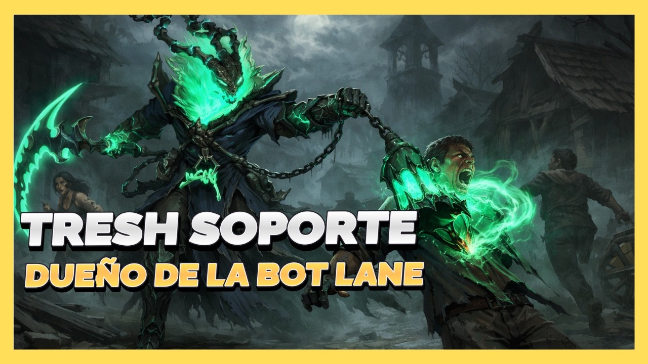 TRESH SOPORTE DUEÑO DE LA BOTLANE - LEAGUE OF LEGENDS