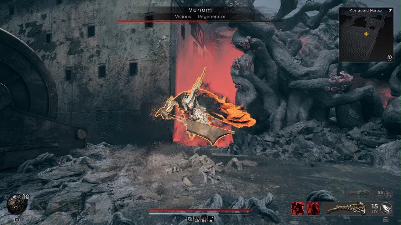 Remnant 2 Killing Venom with new Trinity crossbow.