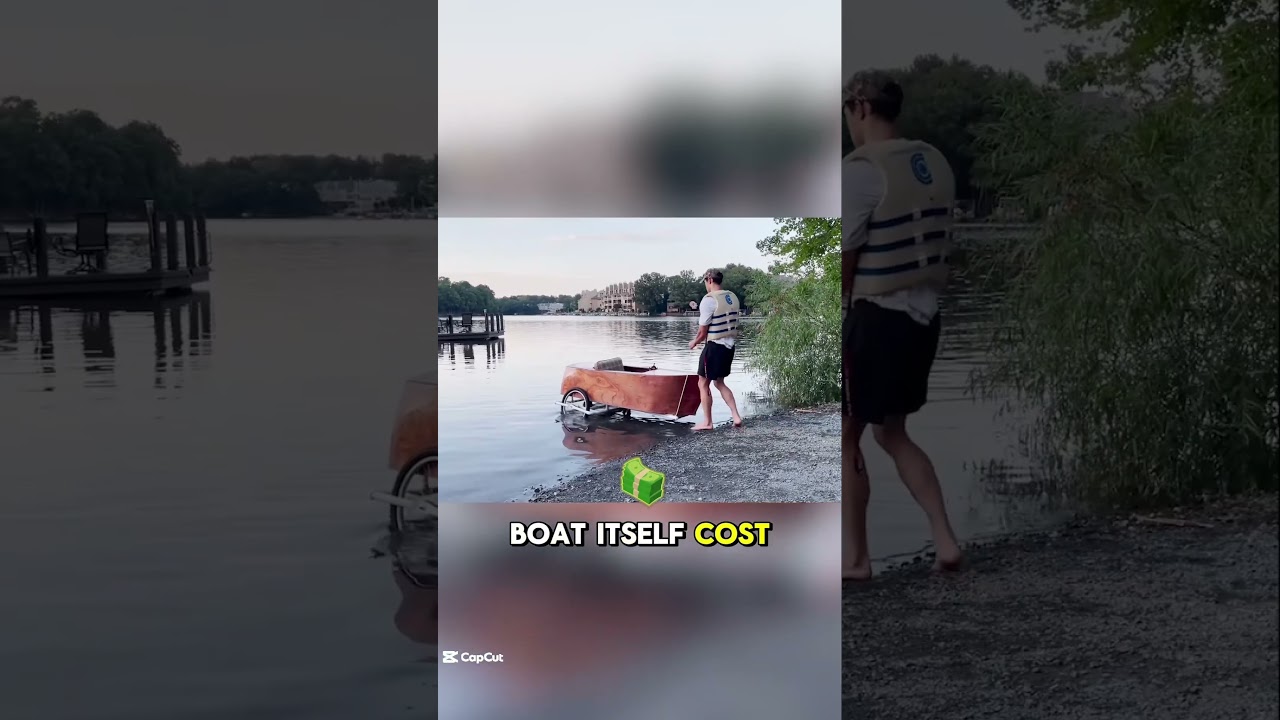 MY TINY BOAT DESIGN #shorts #trending #boat #woodworking #fyp