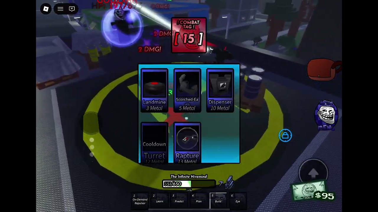 TUA infinite hivemind vs trollge battle (first video)