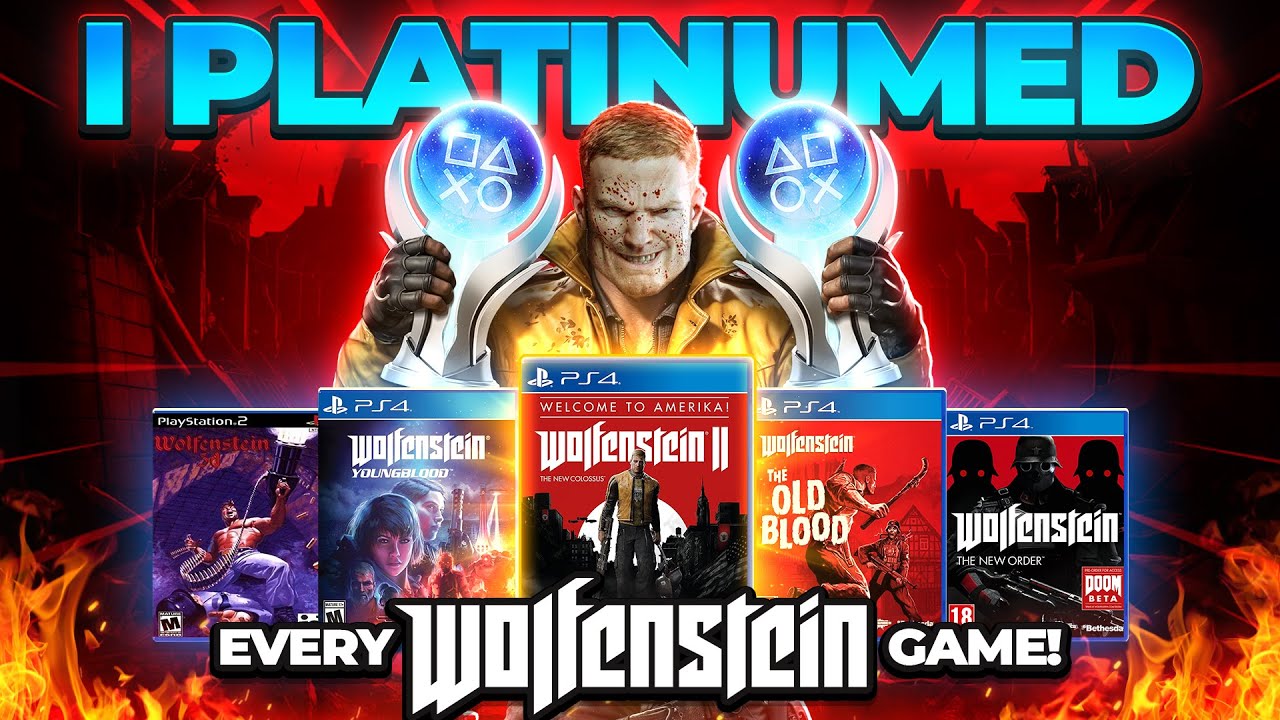 Я получил платиновый статус во всех играх серии Wolfenstein.