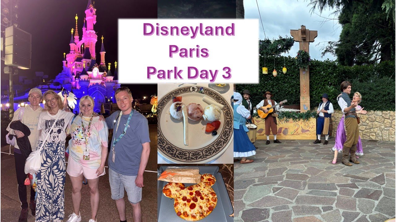 DISNEYLAND PARIS - Day 3 - Walt's, Music Festival & Illuminations. With Disabilities & Allergies.