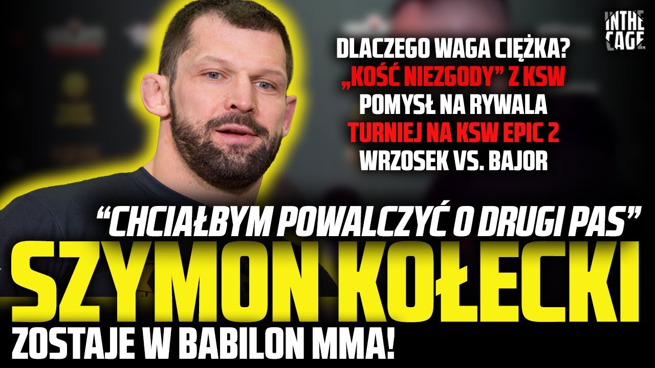 Szymon KOŁECKI na gorąco po ogłoszeniu, że zostaje w BABILON MMA! | Drugi pas | Dlaczego nie KSW?